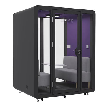 Dark Lavender Acoustic Booth