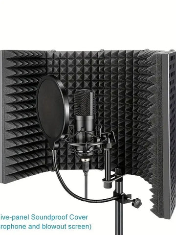 Microphone Cotton Cover Isolation Shield