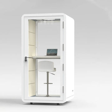 White Smart Acoustic Office Pod
