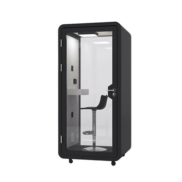 Black Office Furniture Modern Booth