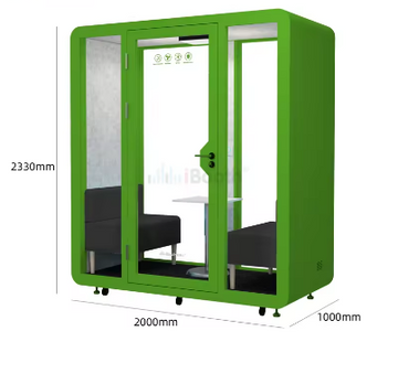 Sap Green 2 Seater Soundproof Pod
