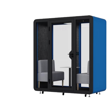 Blue-Black 2 Seater Soundproof Pod