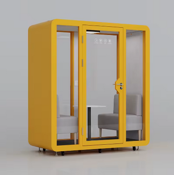Yellow Acoustic Soundproof Pod